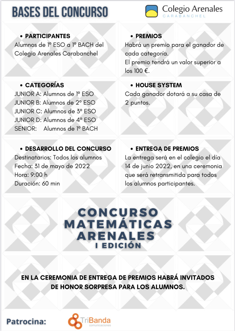 I Edición del Concurso de Matemáticas Arenales
